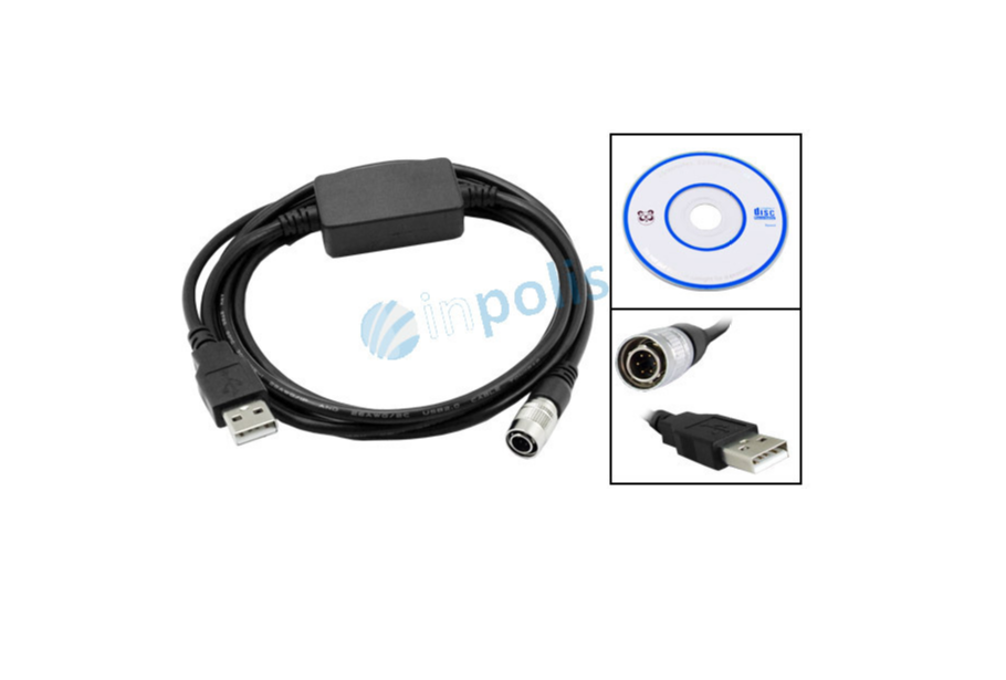 Dây cáp trút máy toàn đạc Topcon - Dây cáp trút USB Topcon