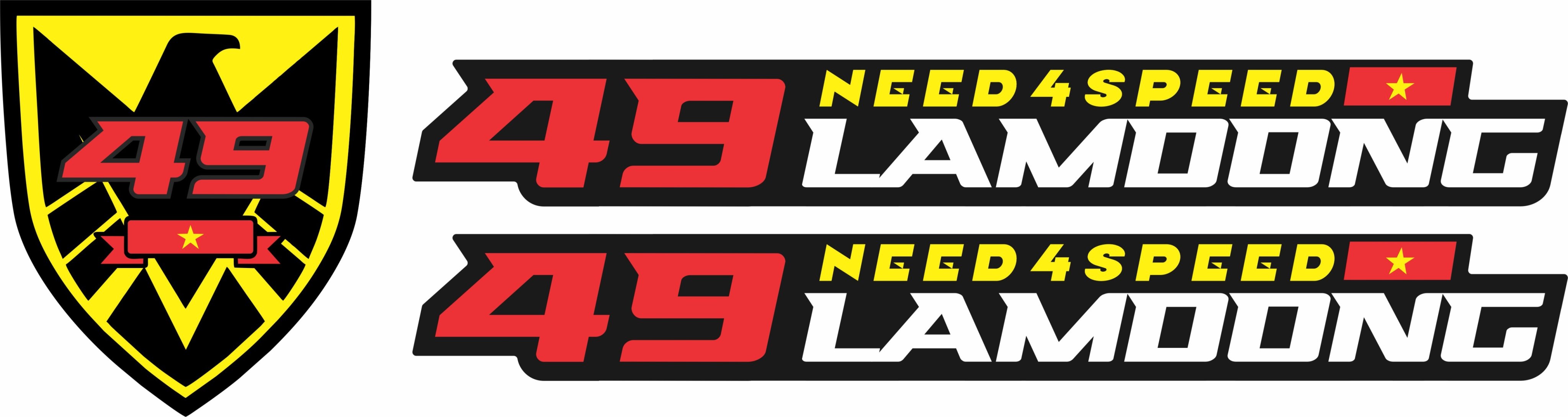TEM DECAL PHẢN QUANG NEED 4 SPEED 63 TỈNH THÀNH ÔTÔ, XE MÁY