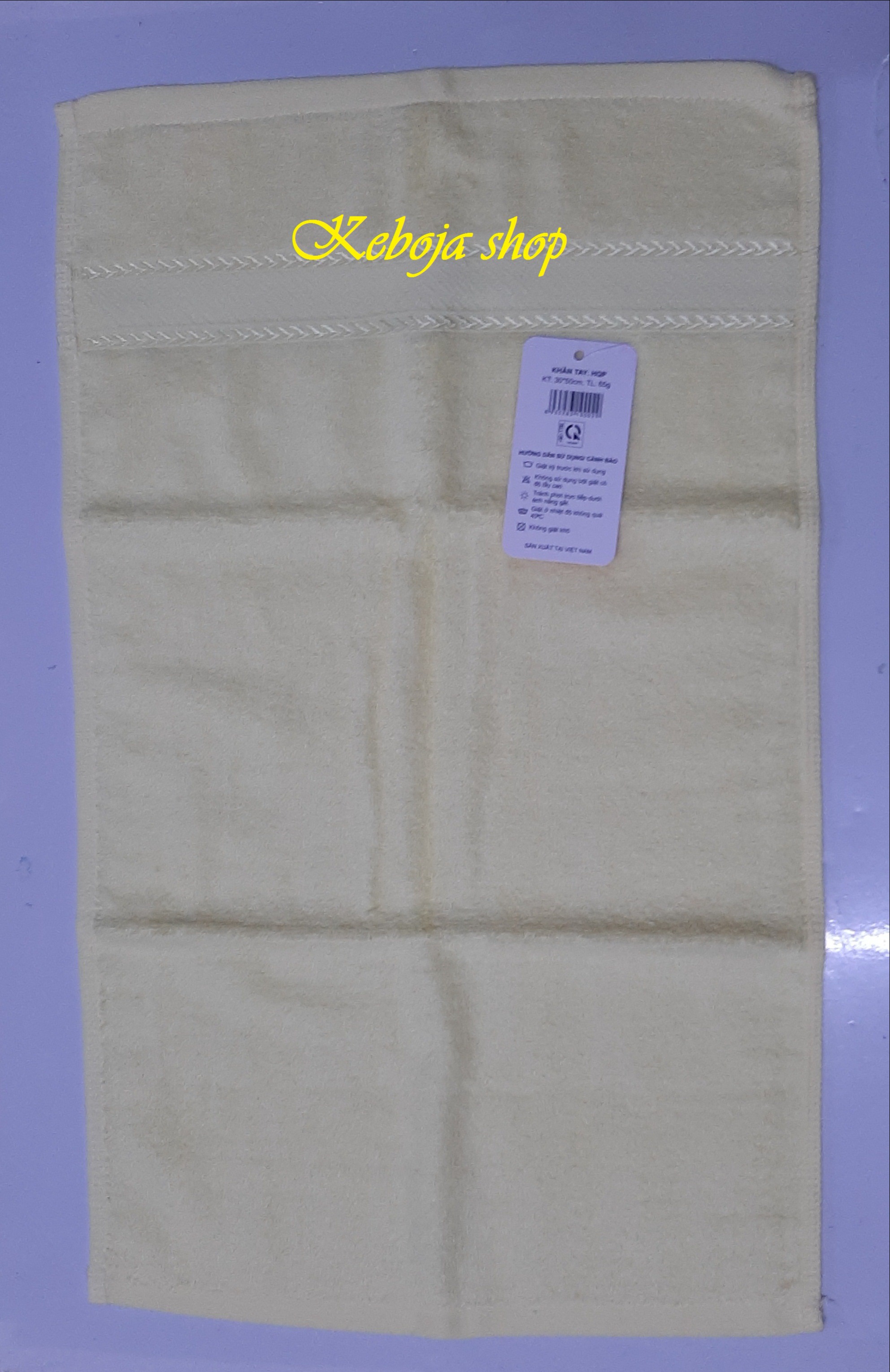 Khăn mặt khăn cotton màu cao cấp 30x50cm KB068