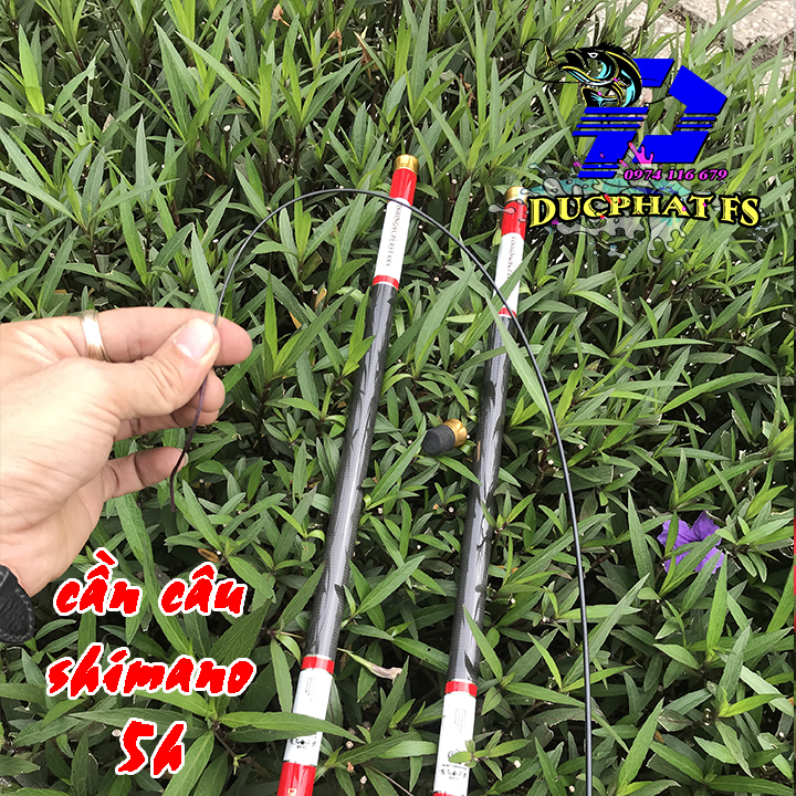 CẦN CÂU TAY SHIMANO, DAIWA, CARBON 5H