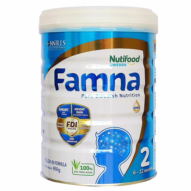 Sữa Famna số 2 850g Dành cho trẻ 6_12 tháng [Date 2024]