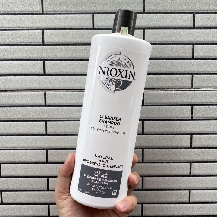[Nioxin]  Dầu gội chống rụng tóc Nioxin System 2 Shampoo 1000ml
