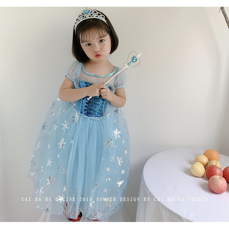 [HÀNG LOẠI 1] Đầm Elsa dài Váy đầm công chúa Elsa