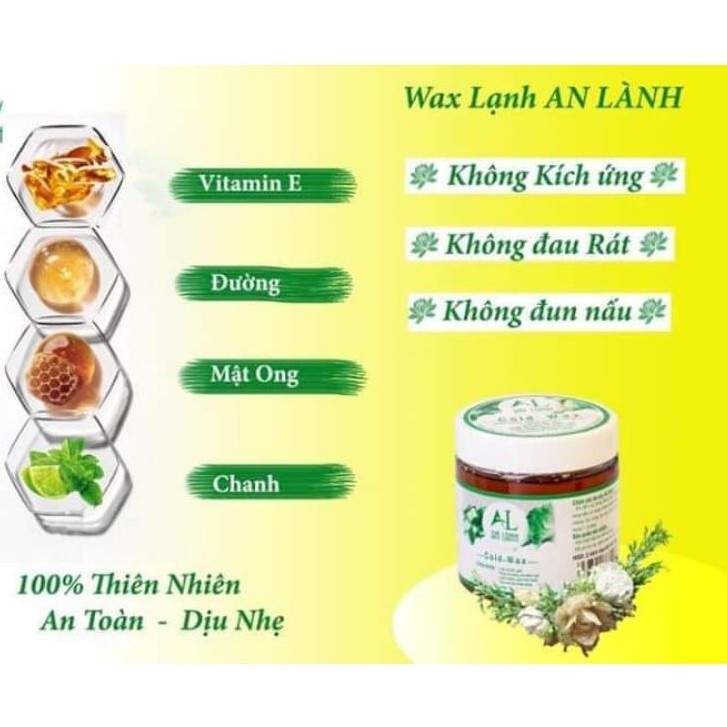 Wax lông chính hãng An Lành (tặng kèm giấy và que wax)