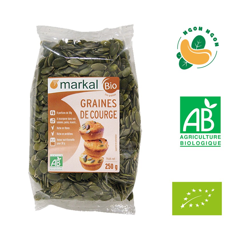 Hạt Bí hữu cơ  - Markal - Pháp