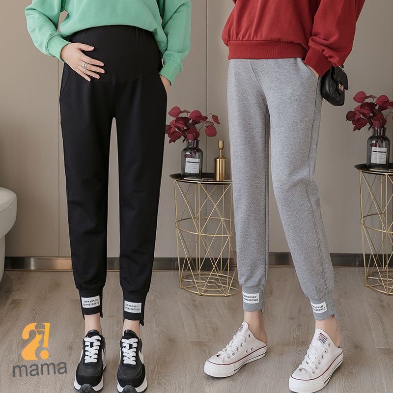 Quần dài bầu thể thao thu đông da cá bo gấu