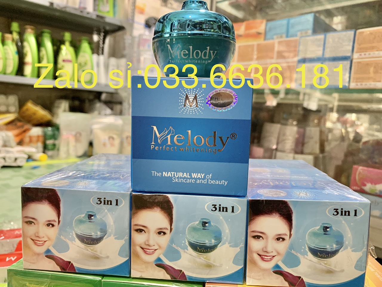 Kem melody dưỡng trắng da-giữ ẩm-mềm mịn da hủ 12g