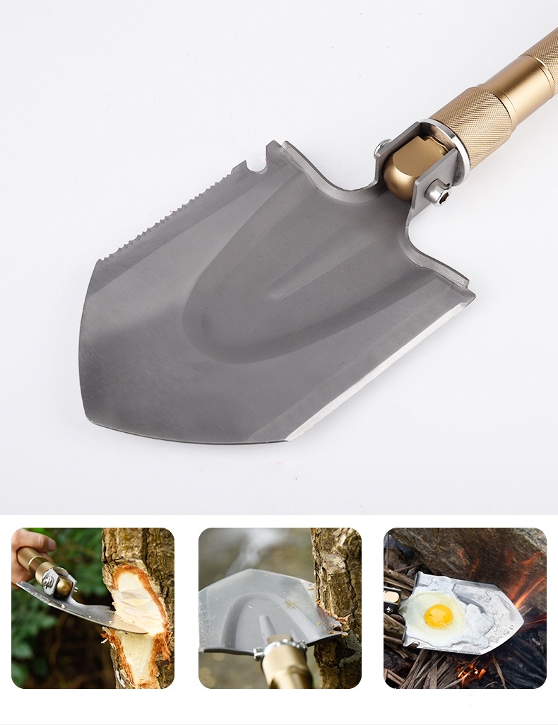 Xẻng đa năng làm vườn cao cấp (đen)