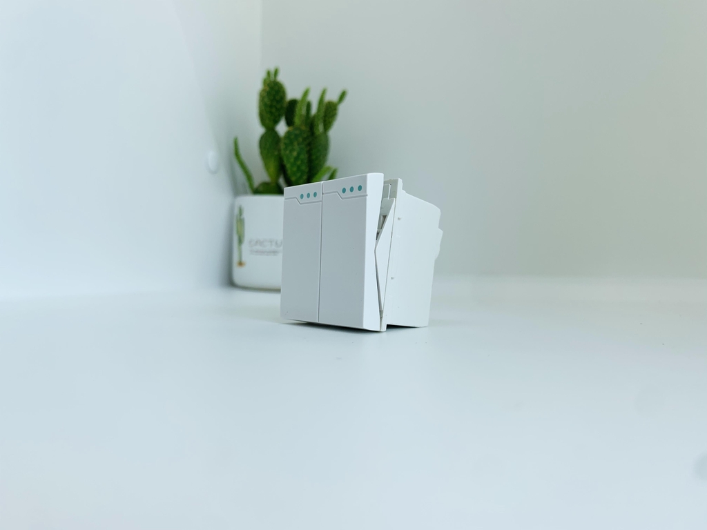 Hạt công tắc đôi 1 & 2 chiều DoBo (seri A50)