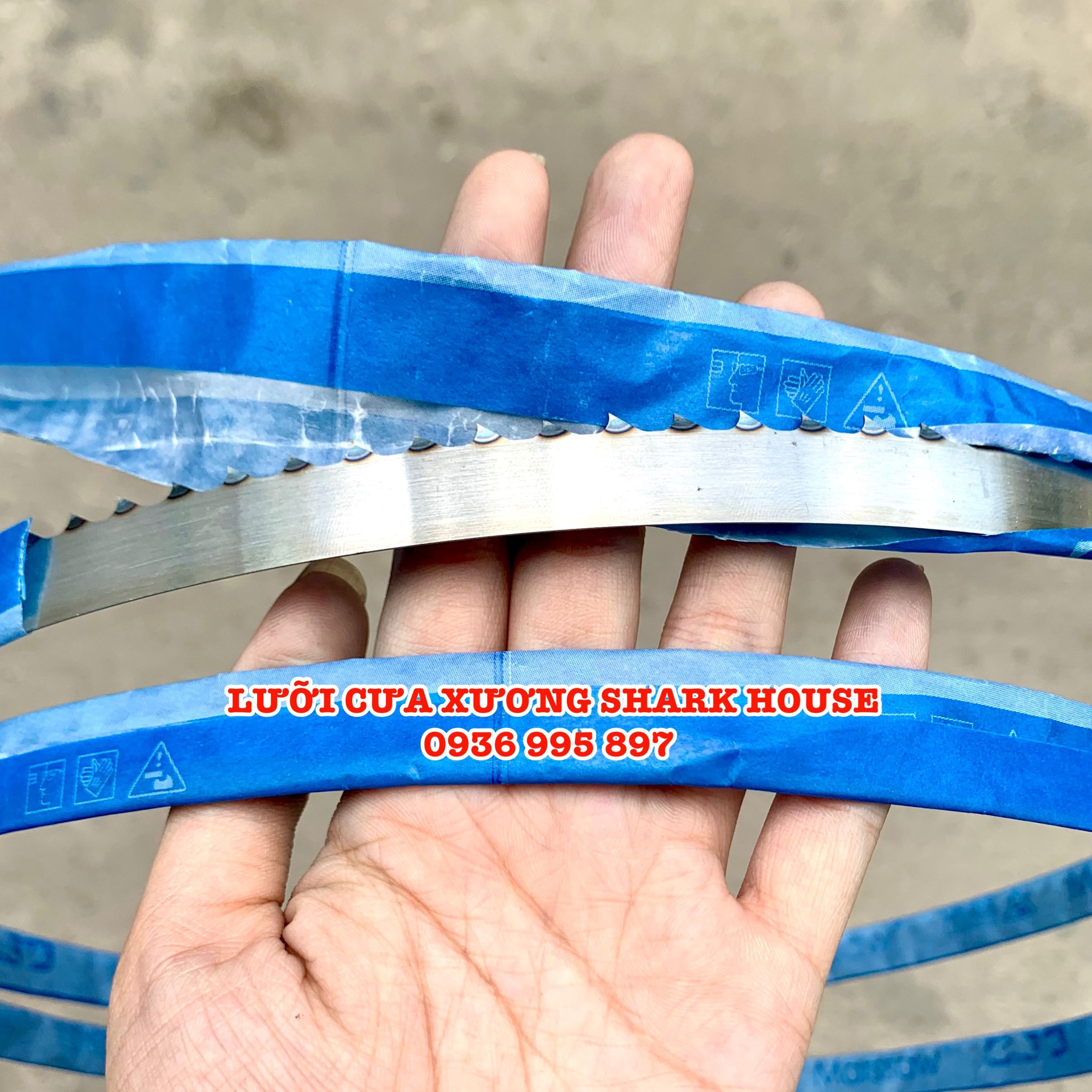Lưỡi cưa xương MARSSAW 1200mm - Dùng cho máy cưa xương ống, chân bò, thịt cá đông lạnh