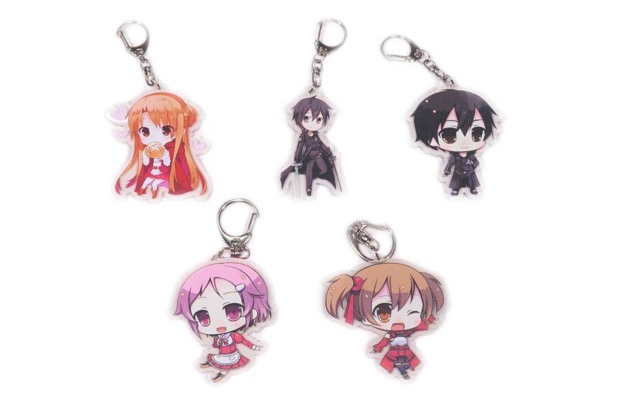 [thanh lý bán lỗ] Móc khóa Anime Acrylic Mica Chibi - Sword Art Online [PKA] [KS18]