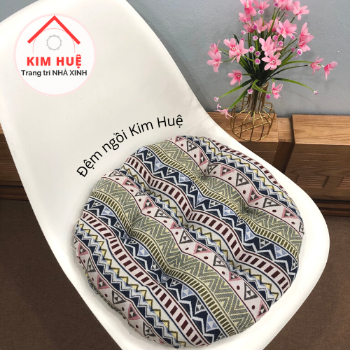 Đệm ngồi bệt tròn êm 40x40x5cm