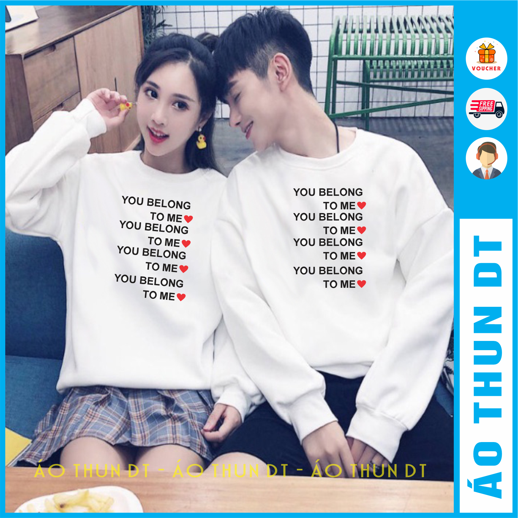 Áo nỉ thu đông, áo đôi, áo cặp Mẫu bán chạy