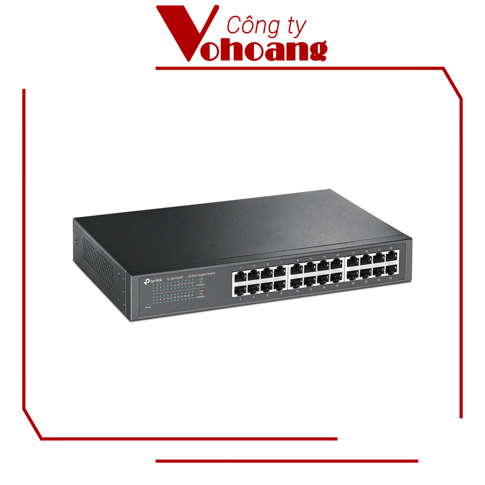 Switch 24 cổng TP-LINK TL-SG1024D - Bộ Chia Tín Hiệu Desktop/Rackmount 24 Cổng Gigabit