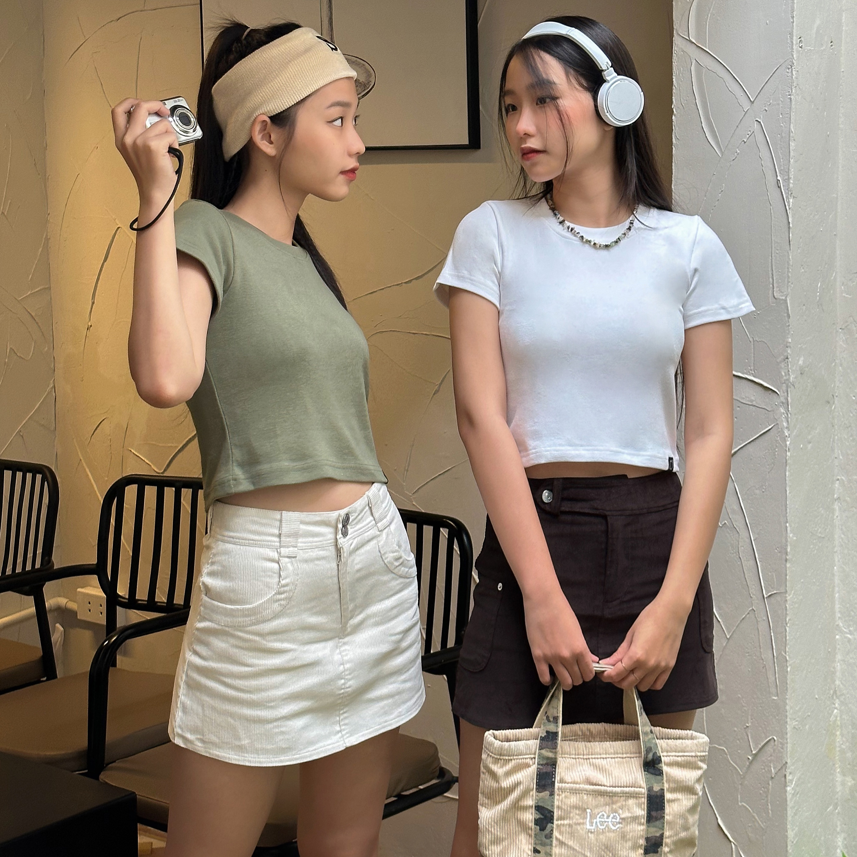 Chân Váy Ngắn PRADIES Corduroy Mini Skirt
