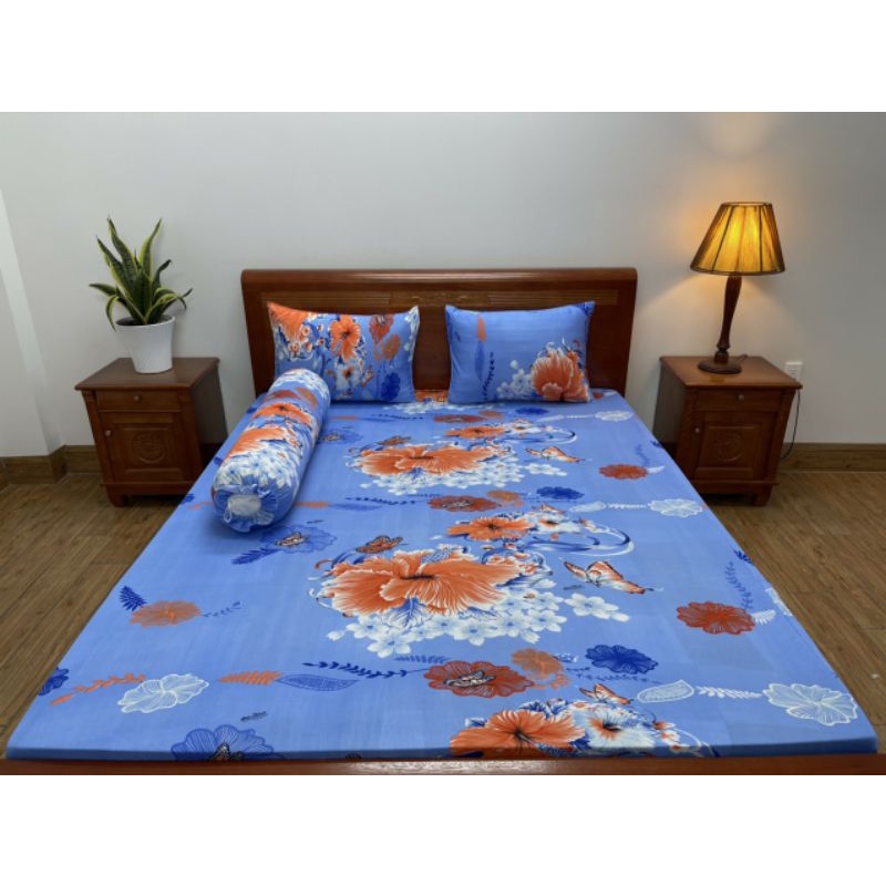 Drap thun Hàn Quốc  [1m2x2m] nệm 5 -20cm [GIÁ XƯỞNG] KHÔNG ÁO GỐI