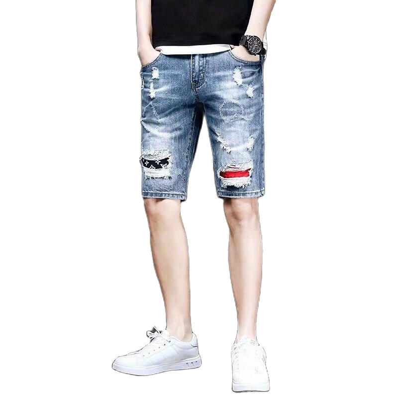 Quần ngố nam co giãn- quần short jean nam cao cấp - quần short jean nam vải jean mềm co giãn tốt thiết kế đơn giãn hợp thời trang binstore94 bs214