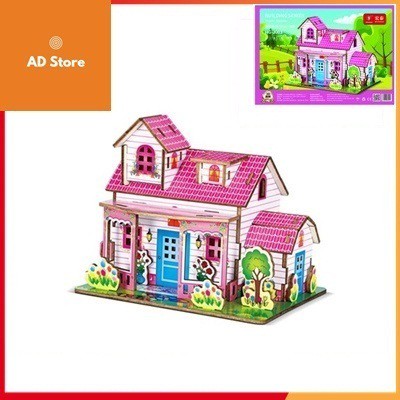 Đồ chơi lắp ghép gỗ 3D Ngôi nhà mơ ước