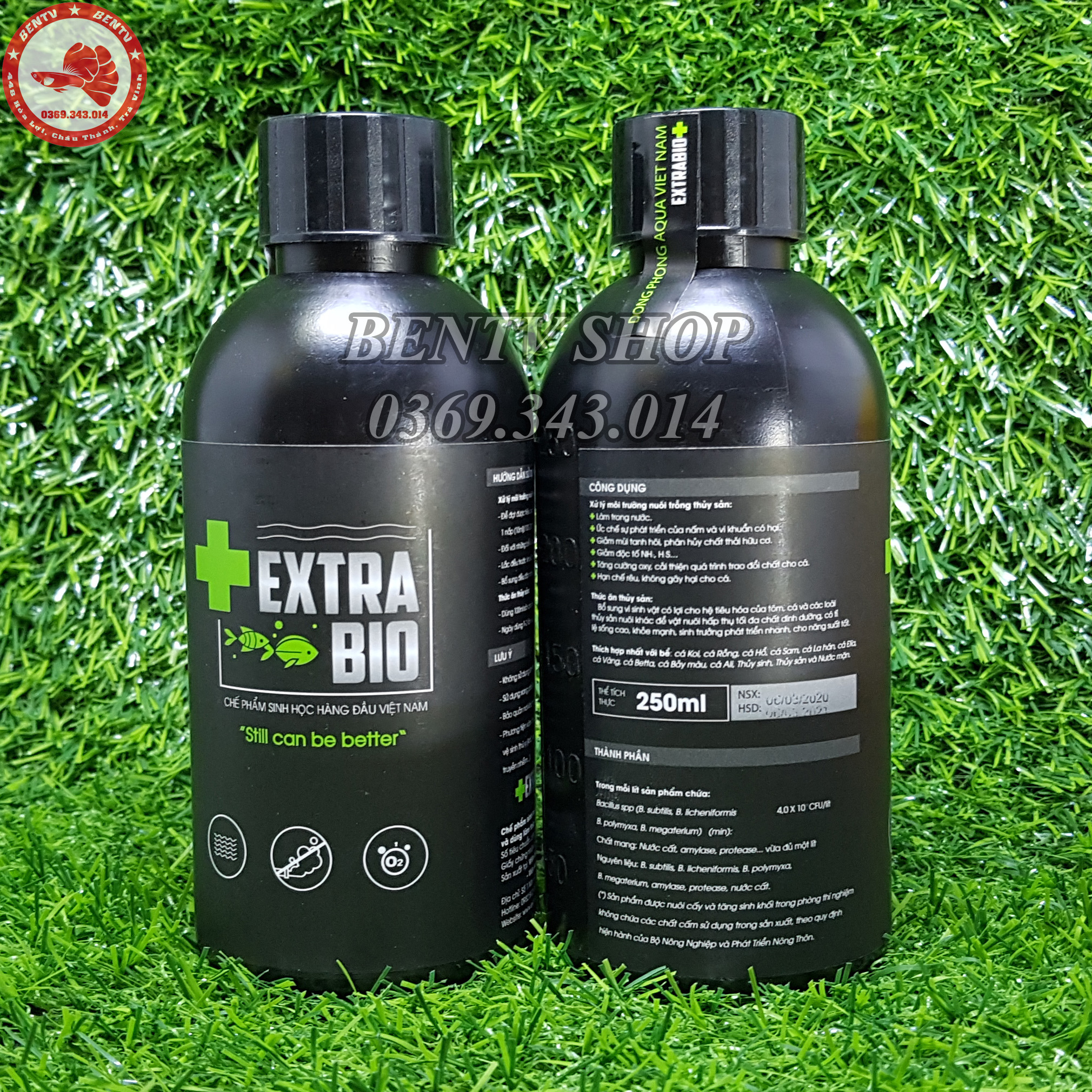 Chế Phẩm Sinh Học Extrabio 250ml - Làm Trong Nước Hồ Cá