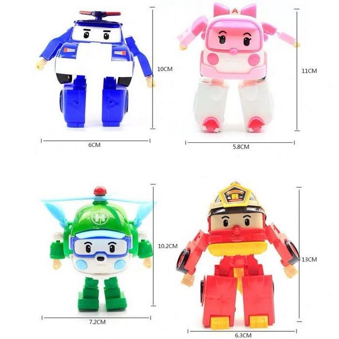 Biệt đội Poli robocar 4 nhân vật
