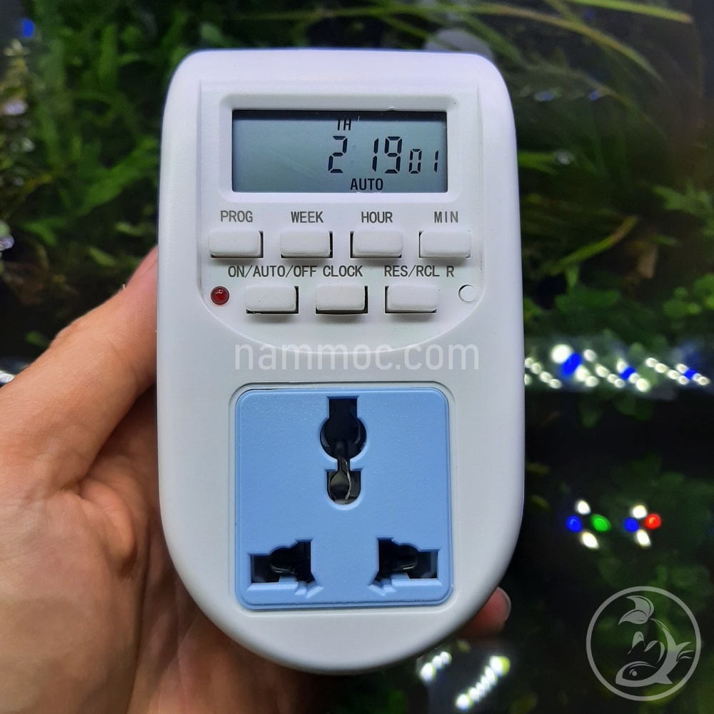 [Lấy mã giảm thêm 30%] Hẹn Giờ Điện Tử Cho Bể Cá  Thuỷ Sinh - Timmer 24h