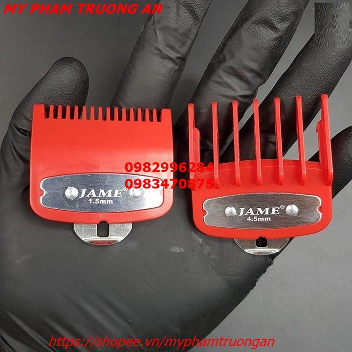 Bộ cữ tông đơ gá thép 2  màu đỏ đen