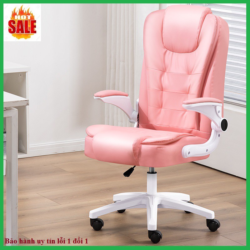 Swivel office chair, high quality leather material-4 color choice