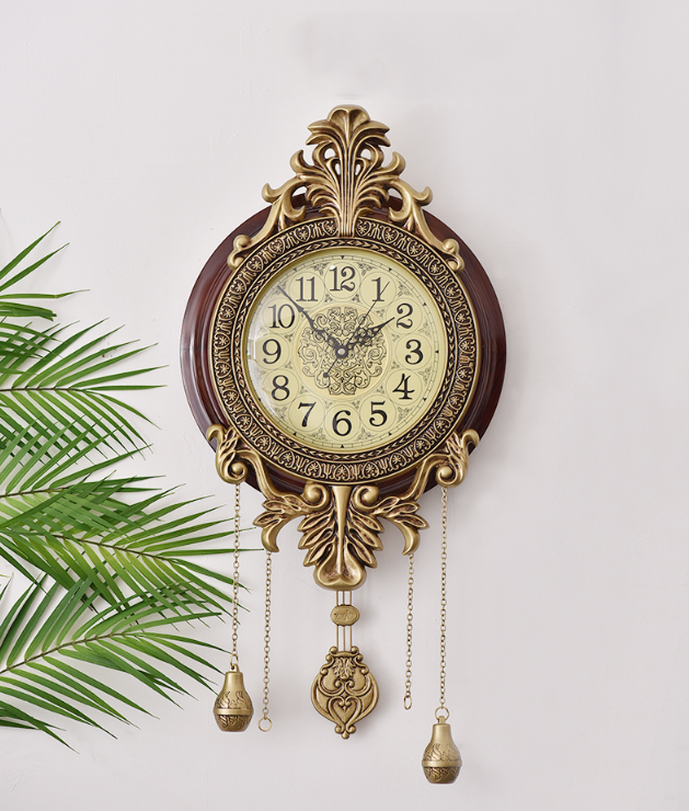 Đồng Hồ Treo Tường Quả Lắc Cao Cấp Tân Cổ Điền Nhập Khẩu 100% DHTT35