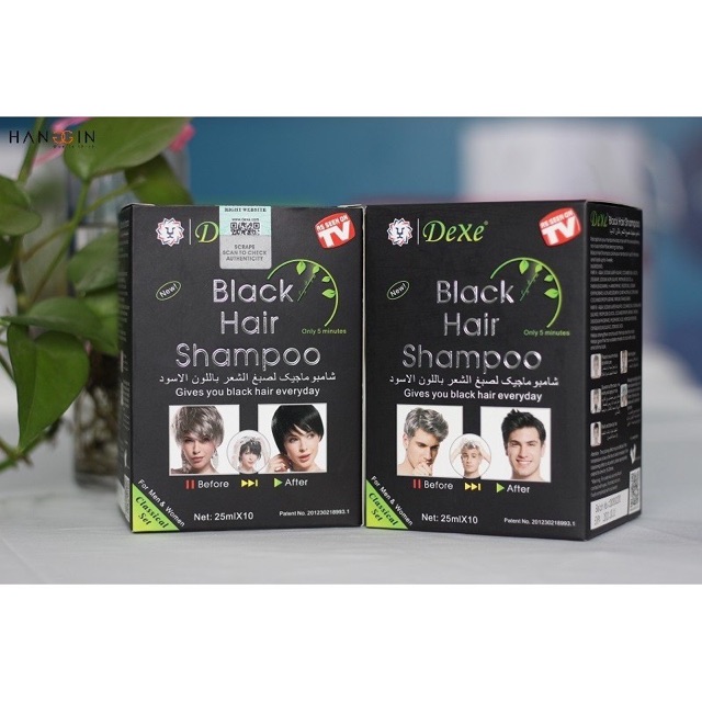 [HCM]Dầu gội nhuộm tóc DEXE (Đen)