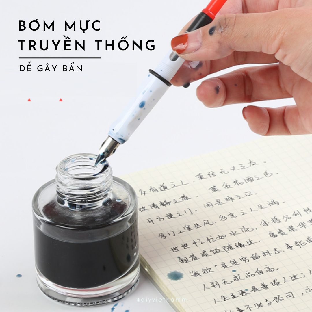 [HCM]BÚT MÁY THAY MỰC BẰNG ỐNG
