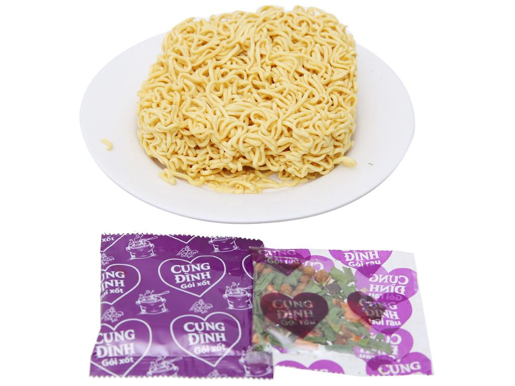 Mì khoai tây Cung Đình thịt hầm nấm (5 gói 80g)
