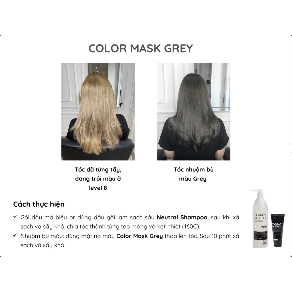 Mặt nạ nhuộm tóc Color Refresh Mask Yunsey 200ml