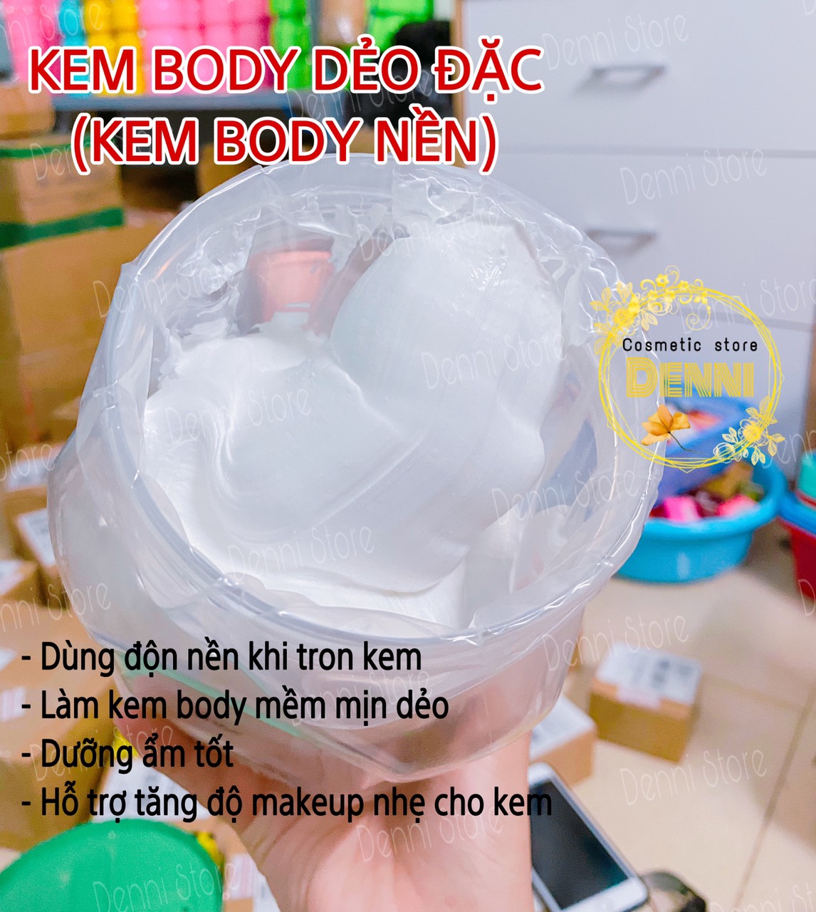Bịch Kem Body Cốt Dẻo Đặc 1kg