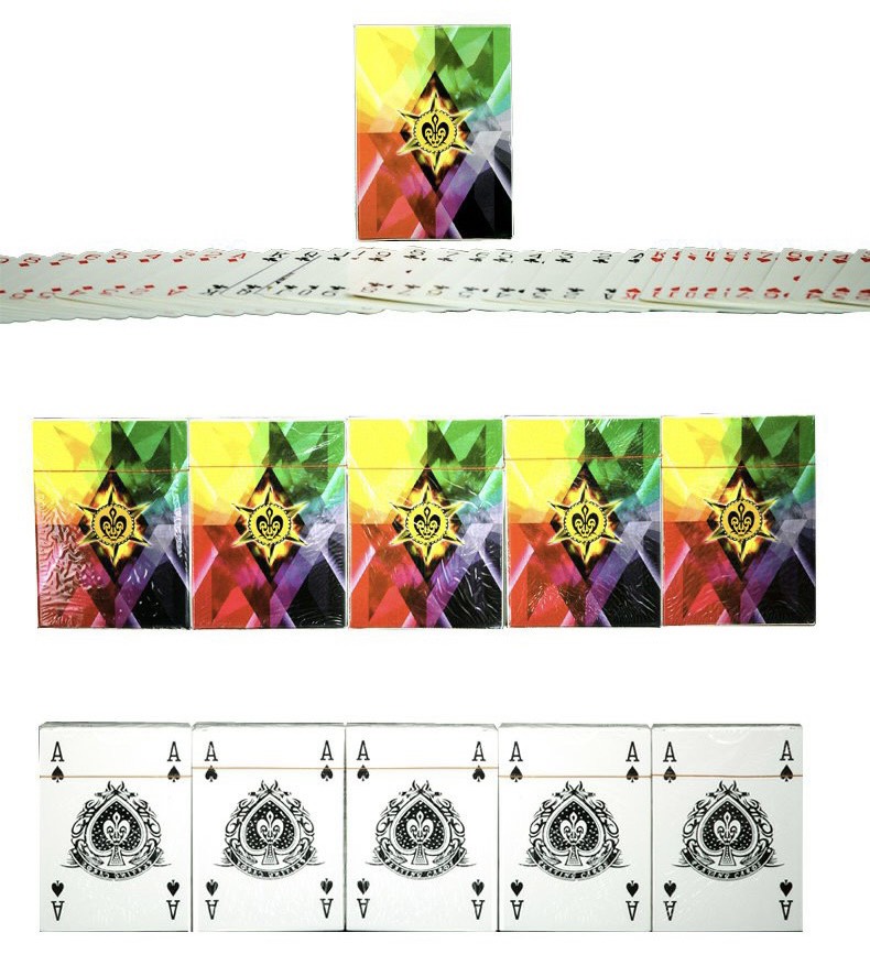 BÀI SIÊU MỎNG ẢO THUẬT - MANIPULATION 4 COLOR DIAMOND FANNING DECK