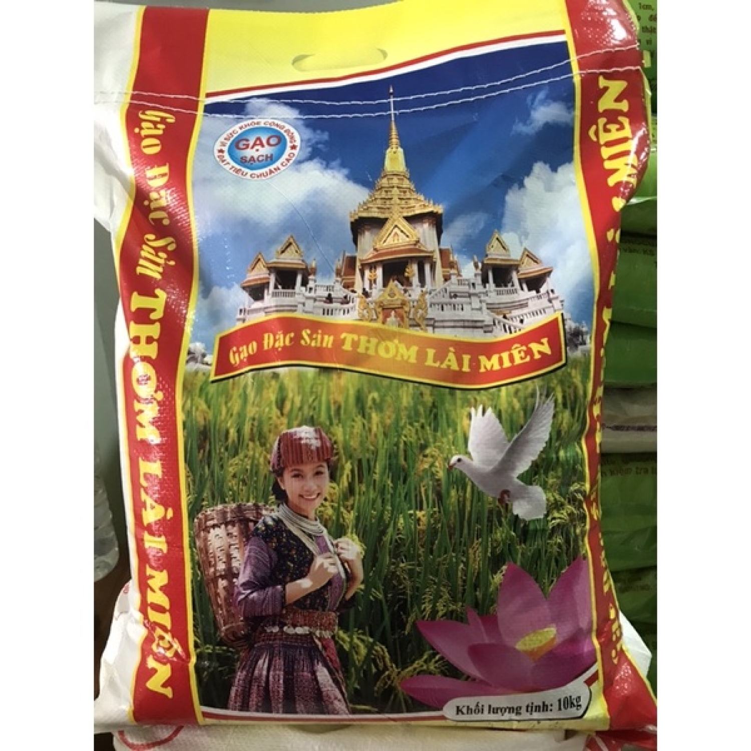 Gạo Thơm Lài cao cấp (10kg) dẻo vừa mềm cơm
