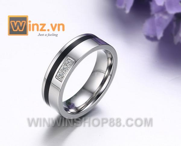 [HCM]Nhẫn cặp tình nhân N236 Size 5 (Màu bạc)