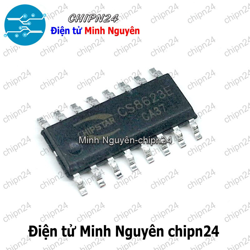 [1 con] (ST) IC Dán CS8623 SOP-16 Hàng Tốt (SMD) (25W Class D CS8623E 8623E 8623) - HH005933