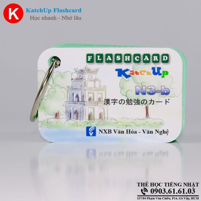 [HCM]Bộ Flashcard Tiếng Nhật Hán Tự N3 (Kanji N3)