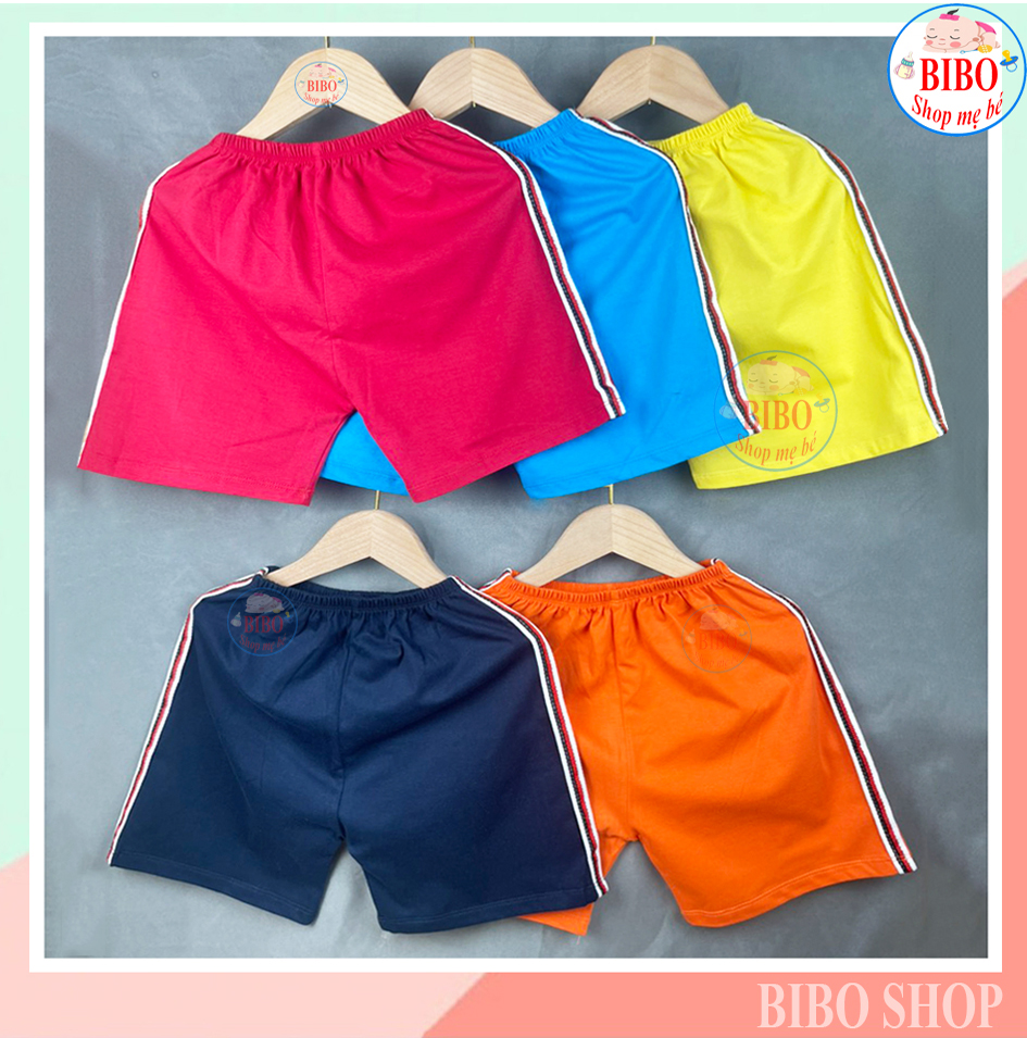 Quần đùi cho bé trai mặc đi học, quần ngắn mặc nhà chất vải cotton mát_kingtonmàu