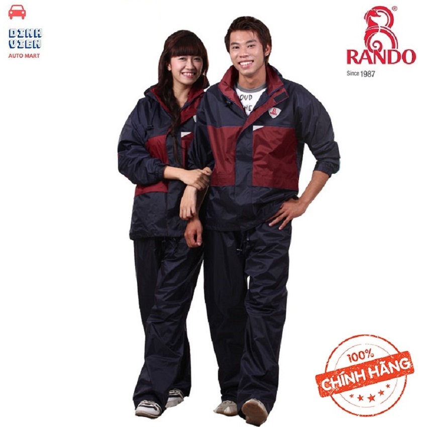 [ CAO CẤP] Rando bộ quần áo đi mưa 2 công dụng RB8-ASNM88 Thời trang đi mưa, ấm áp nhẹ nhàng