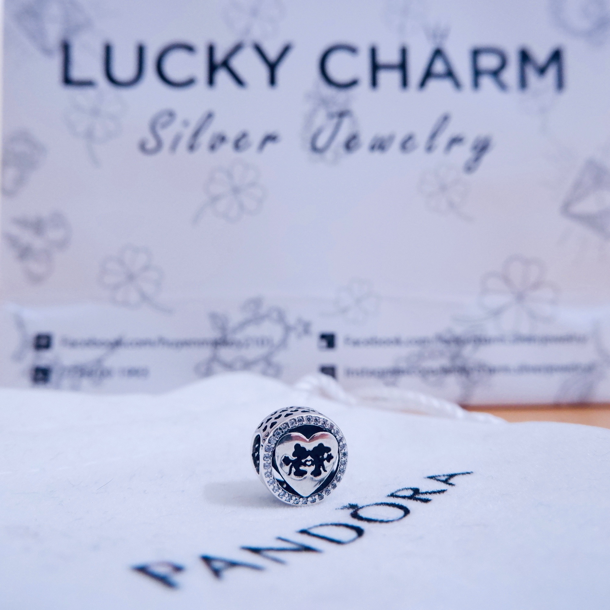 Charm mickey&minnie