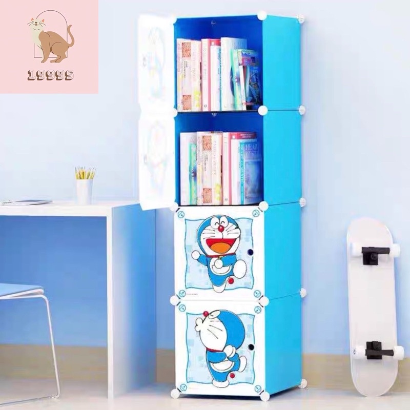Tủ nhựa ghép- tủ quần áo- tủ đựng Ttúi xách đa năng 4 ô