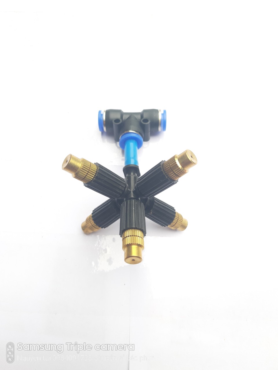1 Bộ béc phun sương 5,6,7 cửa bằng đồng nối phi T8- khách vui lòng chọn