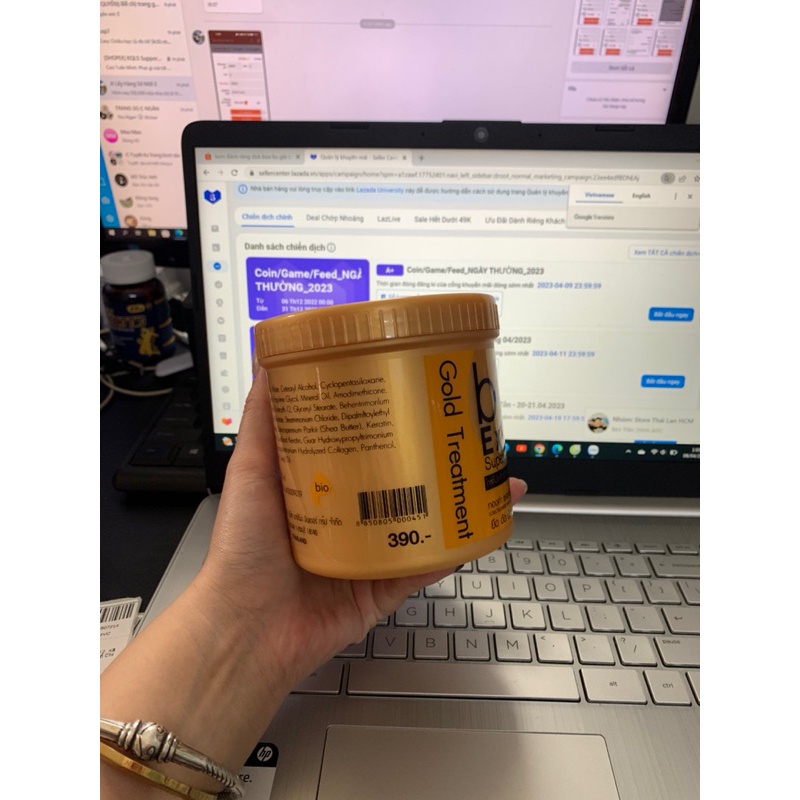 Ủ TÓC Bio Extra Gold Treatment 500ml