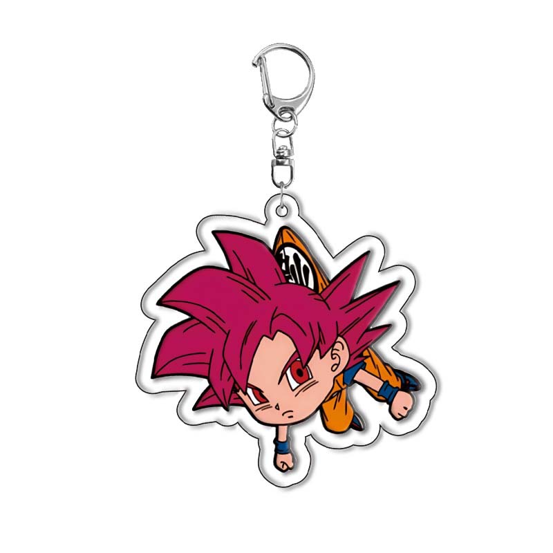 [14 mẫu] Móc khóa mica anime Dragon Ball (Hình in ép giữa 2 mặt mica) [T69 Shop]