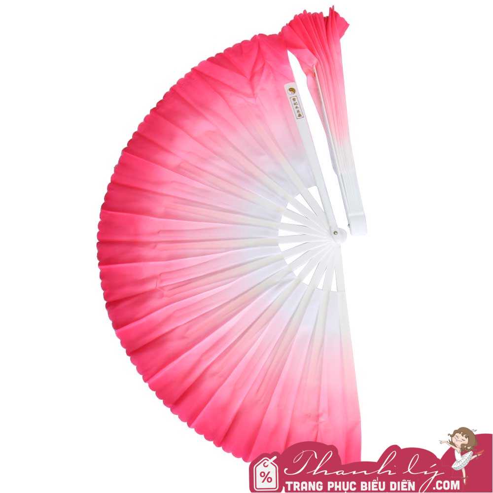 Quạt múa văn nghệ / Quạt lụa nan nhựa / Quạt dưỡng sinh
