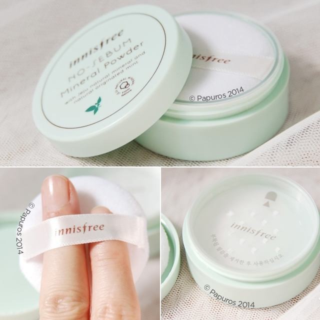 Phấn phủ dạng bột kiềm dầu Innisfree - No sebum