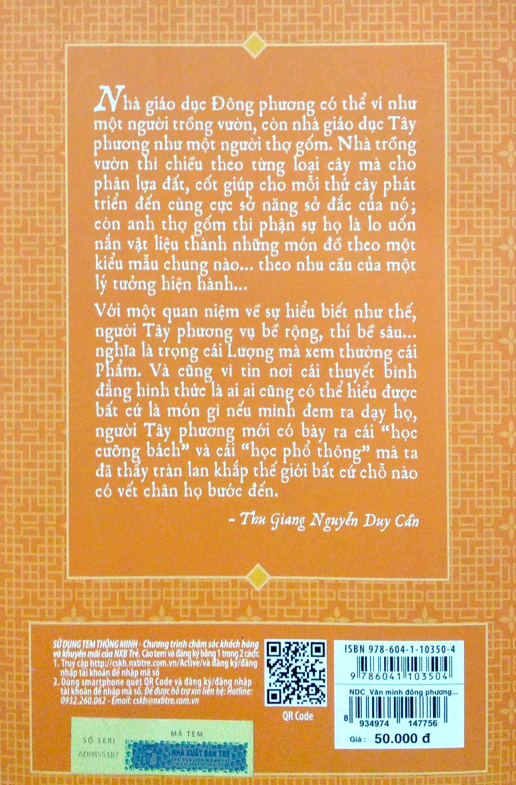 Văn Minh Đông Phương Và Tây Phương