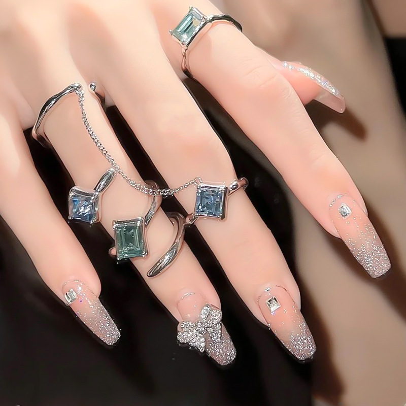 (ảnh thật) Charm Đá Cao Cấp Đính Móng 5F