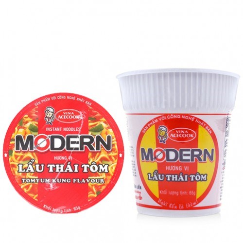 (03) CỐC MÌ MODERN LẨU THÁI TÔM 65G